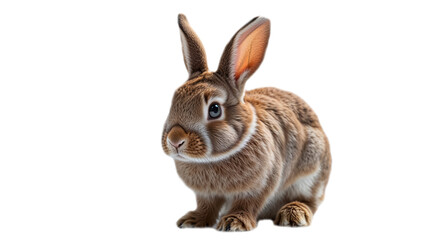 Fototapeta premium cute rabbit isolated on transparent background