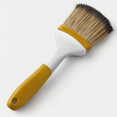 Artist Brush for Interior Design and Home Improvement: Nylon Bristles for Precision Painting and Creative DIY Projects Isolated on white background