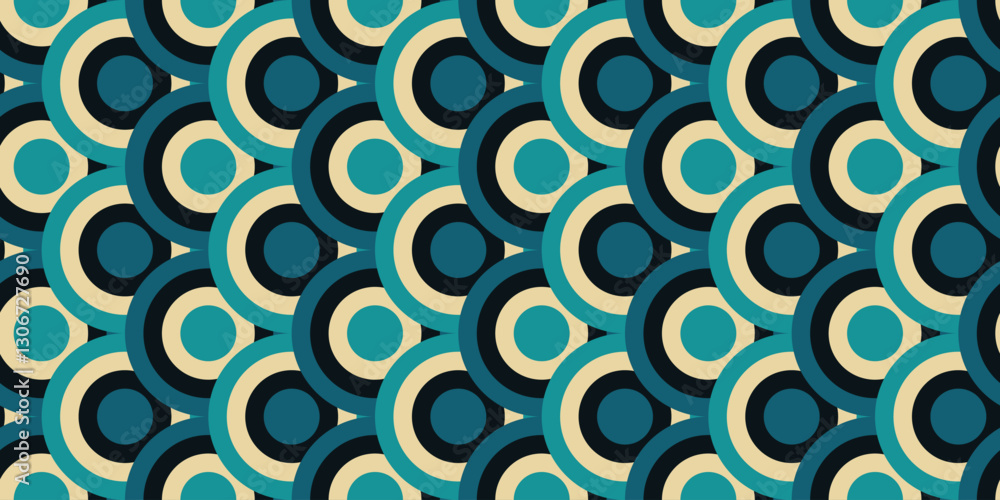Poster abstract circle pattern background, geometric circle pattern background