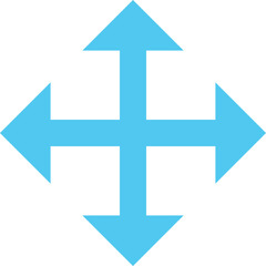 Arrow flat web icon concept