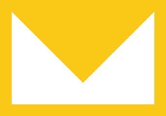 mail letter flat web icon concept