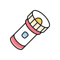 Flashlight Vector icon