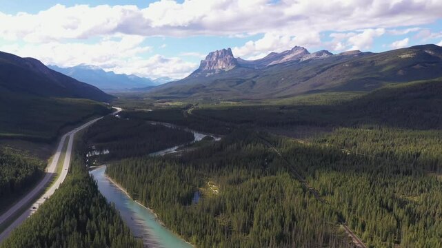 Bow River Banff national park alberta canada