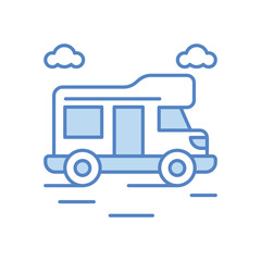 Caravan Vector icon