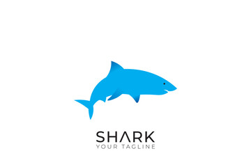 shark isolated on white background