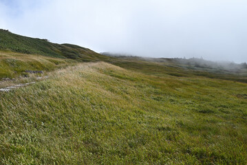 Climbing  Mount Naeba, Niigata, Japan