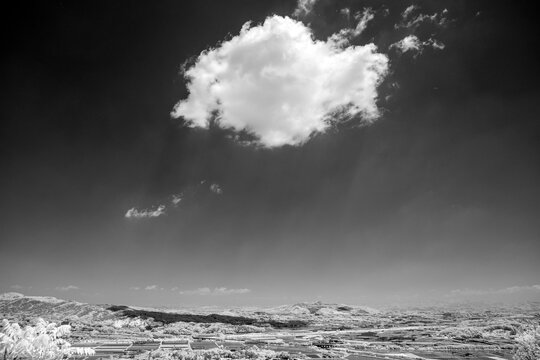 clouds over the mountains - Powered by Adobe