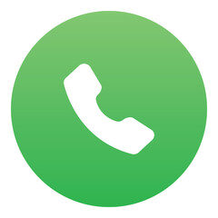 Gradient color icon, illustration for Phone, call, application.
