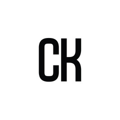 CK monogram logo design letter text name symbol monochrome logotype alphabet character simple logo