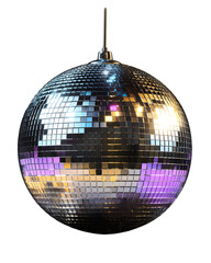 disco ball isolated on transparent background
