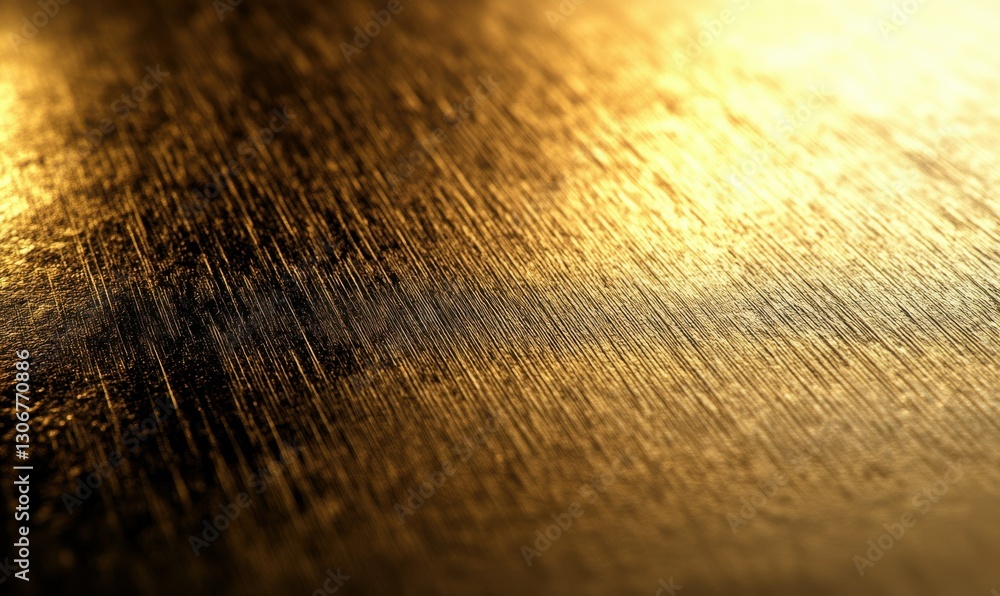 Aufkleber macro shot of sleek metallic textures illuminated by subtle light creating a minimalist and futurist
