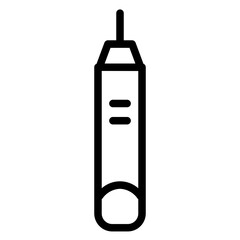 Pencil Fashion Eyeliner Line Icon