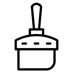 Tool Brush Basic Line Icon