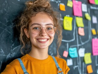 Boost your business with images that show Happy team members exchanging creative ideas in a vibrant office space Visuals showcase collaboration, brainstorming, and innovation Download high-quality