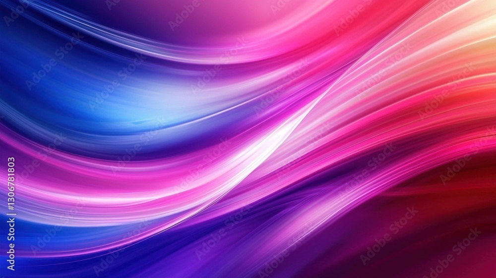 Aufkleber abstract background displaying smoothly flowing colors and bright light