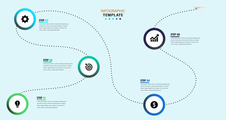 Infographic white blue element, business technology digital communication template, ai artificial intelligence creative illustration element, banner poster cover pattern graphic vector.