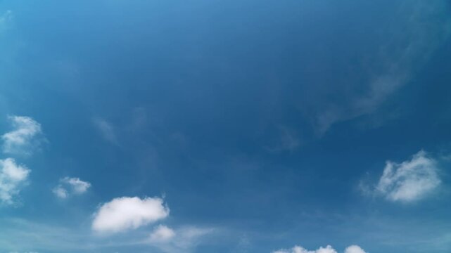Sky and clouds, time lapse.