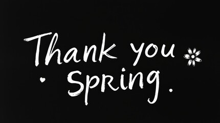 A delightful thank you message captures the essence of spring with floral elements and vibrant colors, radiating warmth and appreciation. Perfect for various celebratory uses