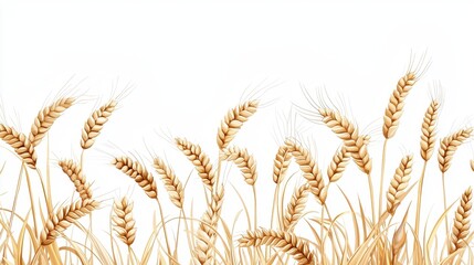 Golden Wheat Stalks Abound