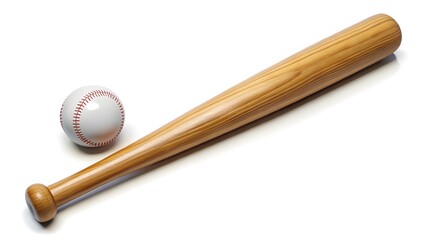 Baseball Bat and Ball