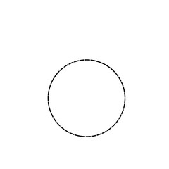 Dotted Line Circle Icon 