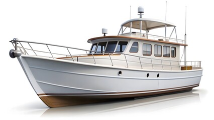 Naklejka premium Luxury Motor Yacht