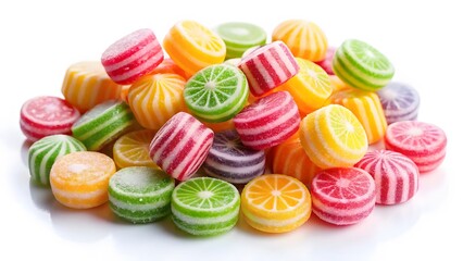Colorful Hard Candies Pile