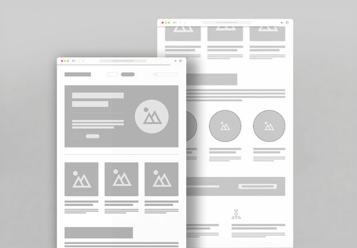 Landing Page Wireframe Template