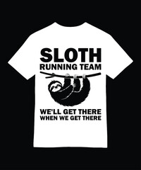 Sloth Running Team T-Shirt