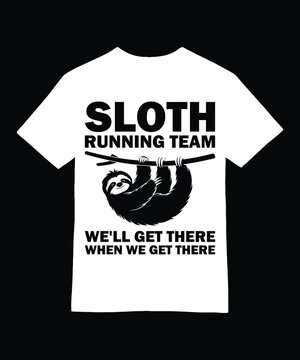 Sloth Running Team T-Shirt