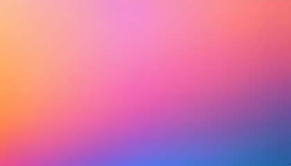 "Dreamy Neon Blend – Soft Pink, Blue, and Orange Gradient"