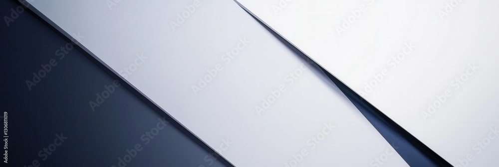 Poster modern minimalist background featuring geometric lines in soft gray and navy blue for stability and 