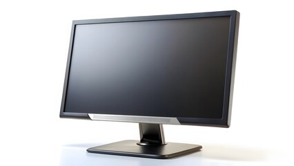 Fototapeta premium LCD Monitor on White Background