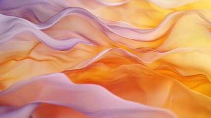 Obraz premium Abstract image showing flowing fabric in beautiful warm colors