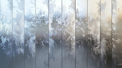Abstract frosted glass panel background texture.
