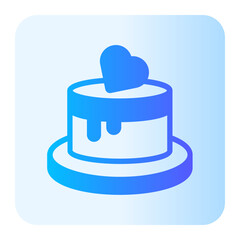 Wedding Cake gradient icon