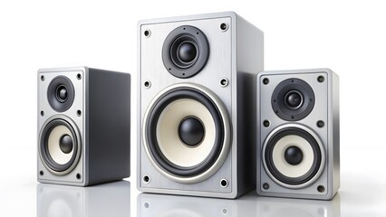 Fototapeta premium Stereo Speakers, Audio System, Home Theater Speakers