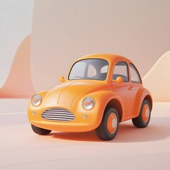 retro car isolated on white