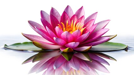 Pink Water Lily Reflection