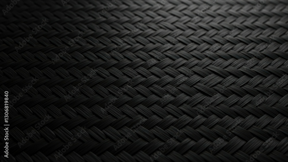 Poster elegant black woven texture creating a modern and minimalistic background, perfect for various desig
