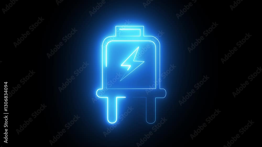 Poster live rce streaming neon text frame animation box frame neon frame live streaming game live stream ov