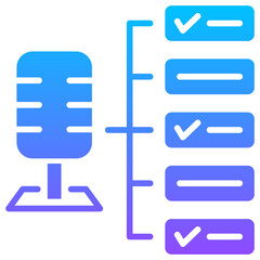 Obraz premium List Icon