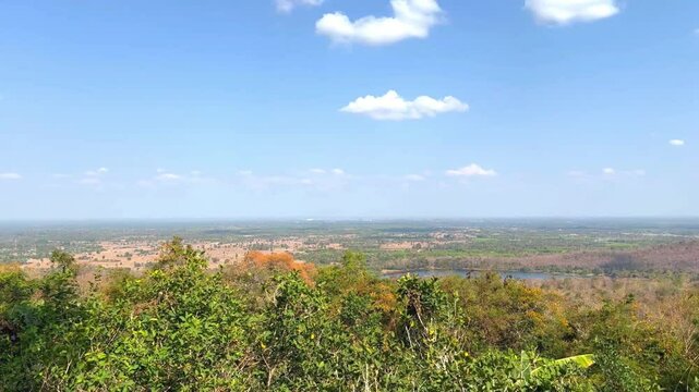 A Breathtaking Viewpoint Overlooking Phu Pha Daen, Sakon Nakhon, Thailand.