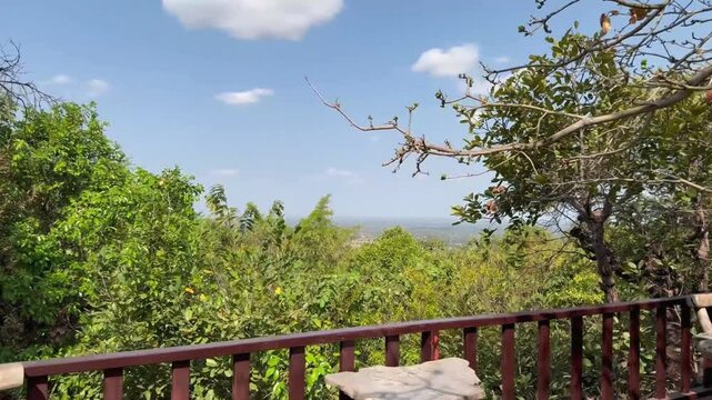 A Breathtaking Viewpoint Overlooking Phu Pha Daen, Sakon Nakhon, Thailand.