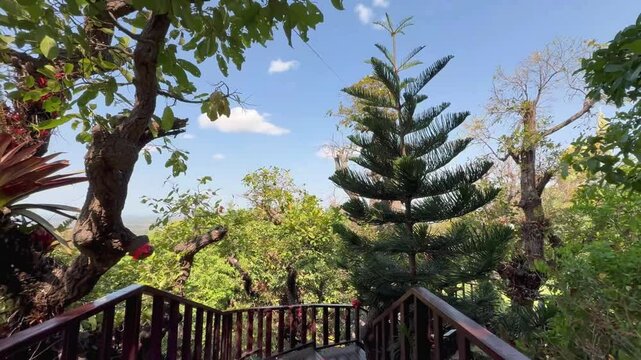 A Breathtaking Viewpoint Overlooking Phu Pha Daen, Sakon Nakhon, Thailand.