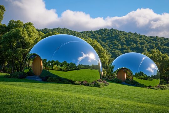 A futuristic bio-dome city attempting to survive in a heavily contaminated world