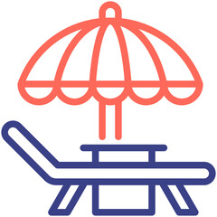 Sun Umbrella Icon