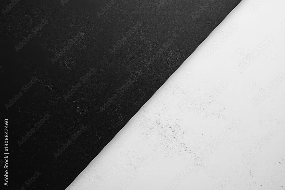Poster abstract black and white diagonal split background texture image