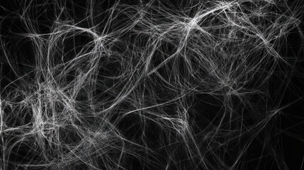 Elegant intertwined luminous filaments create captivating modern pattern