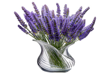 A minimalist yet elegant transparent glass vase